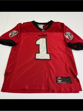 ESPN Youth M Football Jersey #1 Red 1979
Official Equipment Embroidered